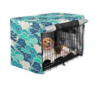 siphylline Chinese Culture Cloud Pattern Crate Covers for Dogs Puppy Kennel Covers Dog Crate Protector