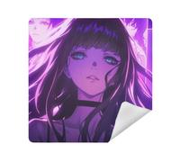 siphylline Cosmetic Pouchs Camera Lens Cloth Self-Adhesive Cosmetic Travel Bag Organizer Wrap 13.8 X 13.8 Wrapper For Organization, beauty psycho anime, 17.7x17.7in