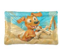 siphylline Dog Digging for Bones Pet Sleeping Mat Non-Slip Soft Comfortable Pet Mat for Large Jumbo Medium Small Dogs 24" x 18"