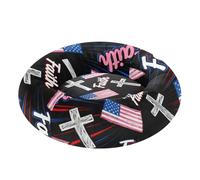 siphylline Faith Flag 4th of July Stars Pet Cat Bed Warm & Cozy fluffier Kitten Beds for Extra Small Size Pets Supplies