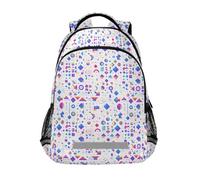 siphylline Geometric Shapes Gradient Colors Kids Tennis Backpack With Big Book Bags For Kids Mochilas Ecolares para ni?os