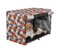 siphylline Halloween Spiders Ghosts Cage Covers for Dog Crates Pet Kennel Cover Roller Shades