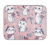 siphylline Independence (4 July) Ragdoll Cats Blush Summer Cooling Bed for Dogs Self Cooling Outdoor cat mat for Cat's Sleeping Accessories tapete enfriador para Perros S