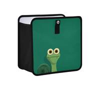 siphylline Leak-Proof Foldable Pink Trash can Multipurpose car Trash can for Back for Women Men Road Trip Essentials 4L - Funny Snail Green