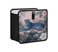 siphylline Leak-Proof Foldable seat Trash can Leak-Proof & Spill-Proof Garbage Bags for car for SUV, Truck & Minivan 4L - Tropical Jungle Leopard Pink