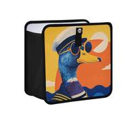 siphylline Leak-Proof Foldable Trash can Bag Portable mini Trash Bags for car for SUV, Truck & Minivan 6L - Funny Lakeshore Duck Ocean