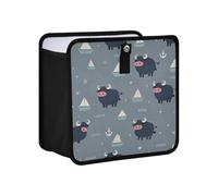 siphylline Leak-Proof Foldable Trash can Bags Multipurpose mini Trash can for car Car Accessories for Women Men 4L - Ocean Buffalo Gray