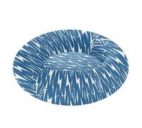 siphylline Lightning Bolts Blue White Pet Cat Beds Anxiety Relief fluffier Dog Pillow Bed for Small Size Pets Supplies