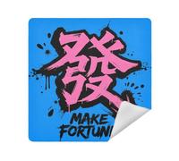 siphylline Make Up Bag Pouchs Cloth Portable Travel Toiletry Organizer Wrap 13.8 X 13.8 Wrapper For Organization, Chinese culture makes Fortunes blue, 21.7x21.7in