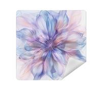 siphylline Make up Pouchs Cloth Protective Cosmetic Organizer Wrap 13.8 X 13.8 Wrapper Organizer Bags For Women, boho style mystery floral, 21.7x21.7in