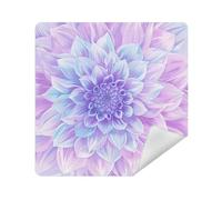 siphylline Make up Pouchs Cloth Self Adhesive pouching Organizer Wrap 13.8 X 13.8 Wrapper For Organization, boho purple blooms mystery, 17.7x17.7in