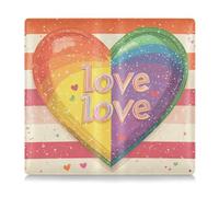 siphylline Pride Month A Rainbow Heart Pu Leather Auto Registration Insurance & ID Card Holder Document Wallet for any Car, Truck, Motorcycle, Trailer or Boat, Pride Month a rainbow heart, One Size