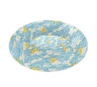 siphylline Retro Sky Sun Waves Pet Cat Beds Donut Cuddler fluffier Puppy Beds for Small Size Pets Sleeping