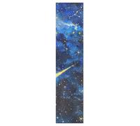 siphylline Starry Sky Stars Grip Tape Skateboard Anti-Tearing Longboard Griptape, 44×10 Inch
