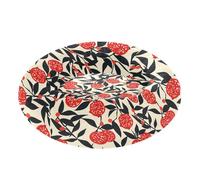 siphylline Style Pomegranate Fruit Red Black Pet Cat Bed Warm & Cozy fluffier Puppy Beds for Small Size Pets Sleeping