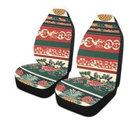 siphylline Traditional Chinese Decorative Border Patterns Decorative car seat Cover for Trucks Cool seat Covers Waterproof funda de asiento para carro Set of 2