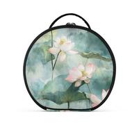 siphylline Vietnam flower Flower Beauty Summer Flowers Makeup Bags Vertical Free-Standing Essentials Case Cosmetic Makeup Bag with adjustable dividers 11 IN