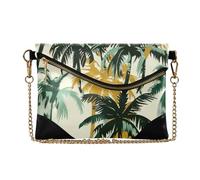 siphylline Women's PU Leather Handbag Clutch Anti-Theft Coin Purse Wallet Bag for Lady coconut tree