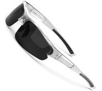 SIPLION Polarized Sunglasses Mens Sports: UV400 Protection Anti-Slip Wrap-Around TR90 Frame for Driving Fishing Golf Running