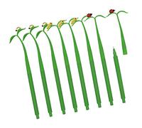 SIPLIV 8Pcs Creative Simulation Animal Gel Ink Pen Bendable Silicone Ballpoint Pen Liquid Black 0.5mm Gel Ink Rollerball Pen, Office Stationery Supplies - Insect