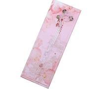 SIPLIV Handmade Glass Dip Pen Magic Sakura Glass Pen Crystal Dip Sign Pen Gift Pen Calligraphy Pen - Pink