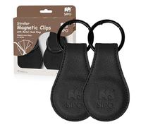 SIPO Magnetic Clips Set of 2 Black - Universal Attachment for Prams & Baby Seats | Extra Strong Modern Design Load Capacity up to 1 kg