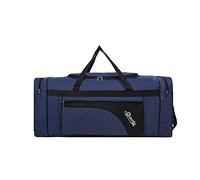 Sipobuy 80L Foldable Travel Bag, Sports Gym Bag, Shoe Compartment, Holdal, Lightweight and Waterproof, Large Capacity, Unisex (Blue)