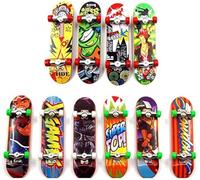 Sipobuy Mini Skateboard Toy Deck Truck Finger Board Skate Park Boy Kid Children Gift Random 6pcs