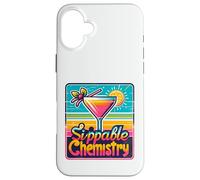 Sippable Chemistry Retro Cocktail Science Drink Design Case for iPhone 16 Plus