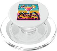 Sippable Chemistry Retro Cocktail Science Drink Design PopSockets PopGrip for MagSafe