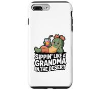 Sippin Like A Grandma In The Desert Fun Cactus Case for iPhone 7 Plus/8 Plus