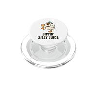Sippin' Silly Juice Funny Silly Goose Lemon Stand Lemonade PopSockets PopGrip for MagSafe