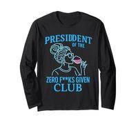 Sippin’ Wine Spillin’ Tea Minding My Business Long Sleeve T-Shirt