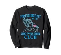 Sippin’ Wine Spillin’ Tea Minding My Business Sweatshirt