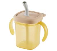 Sippy Cup, Beakers for Elderly 310ML Spill Proof Adult Sippy Cup with Straw Plastic Dysphagia Cups with Dual Handle and Lid for Kids Elderly Disabled Patient Maternity, Non Spill Cups