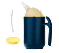 Sippy Cup for Adults, 3-in-1 Sippy Cups for Elderly, 400ml Beaker for Elderly, Stainless Adult Spout Cup for Elderly Feeding Maternity Disabled