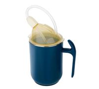 Sippy Cup For Adults | 400ml Elderly Spill Proof Cups | Spill-Proof Sippy Cups with Straw and Lid | Liquid Feeding Cup for Bedridden Patients with Handle | Patient Feeding Cup for The Elderly, Disable