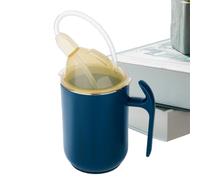 Sippy Cup - Hospital Mug | Spillproof Patient Mug | Ergonomic Spillproof Sippy Cup with Stainless Steel Liner and PP Shall, Ideal for Elderly, Patients, Postpartum Care, Family Events, and Gift
