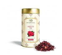SIPS BOTANICA Hibiscus Loose Petal Tea | 50 Grams Premium Quality Flower Petals | Served Hot, Iced Tea, Cocktails Or Mocktails