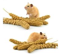 SIPW - Small Animal Hamster Millet Sprays Sprigs (5 x Sprays of Millet)
