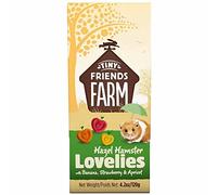 SIPW - Tiny Friends Farm Treat Biscuits Hamsters Rats Gerbil Ferrets Guinea Pigs 120g (Hazel Hamster Lovelies)