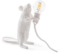 SIQI Resin Mouse Table Light, Creative Animal Desk Accent Lamp Bedside Gift Decoration Cartoon Lighting -Standing