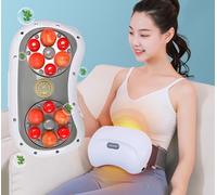 SIQINAA Electric Abdominal Massager, Tummy Kneading Instrument With Big Double Disc, 12 Magnet Assist Deep Massage, 3 Gear Adjustment, Stomach Maintenance, for Abdominal, Back, Neck and Legs