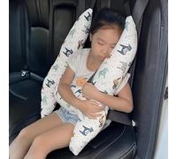 SIQITECHNO Car Travel Pillow H-Shape Seat Pillow Kids Adults Soft Neck Pillow Breathable Head and Body Support Pillow Car Aircraft Sleeping Cushion for Long Journey Road Trip Travel Accessories
