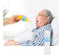 SIQITECHNO Drinking Aids Feeding Cup With Brush Flow Control Liquid Feeder Dysphagia Cup For Water Porridge Soup Fluid Drink Spoon Bottle For Elderly Adults Disabled Pregnant Patient Maternity