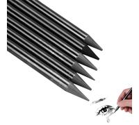 SIQITECHUK 6pcs Woodless Black Graphite Pencils Set Charcoal Sketch Pencils 2B 4B 6B 8B HB EE Artist Hobbyist Beginner Graphite Stick for Drawing Writing Shading