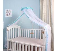 SIQITECHUK Baby Mosquito Net, Cot & Crib Insect Net, Fly Bug Net Protection, White, 160*450mm/6.3*17.7in