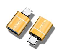 SIQIWO USB C to USB 3.0 OTG Adapter [2 Pack] Type C OTG Adapter Compatible for MacBook Pro, MacBook Air, Dell XPS, Galaxy, Huawei, Surface Go