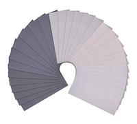 SIQUK 30 Pieces Wet and Dry Sandpaper Assorted 2000 3000 5000 7000 10000 Fine Grit Sanding Sheets 9 x 3.6 Inches Abrasive Paper for Automotive Sanding Wood Furniture Finishing