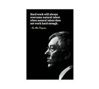 Sir Alex Ferguson Quotes Poster Canvas Poster Wall Art Decor Print Picture Paintings for Living Room Bedroom Decoration 24x36inch(60x90cm)